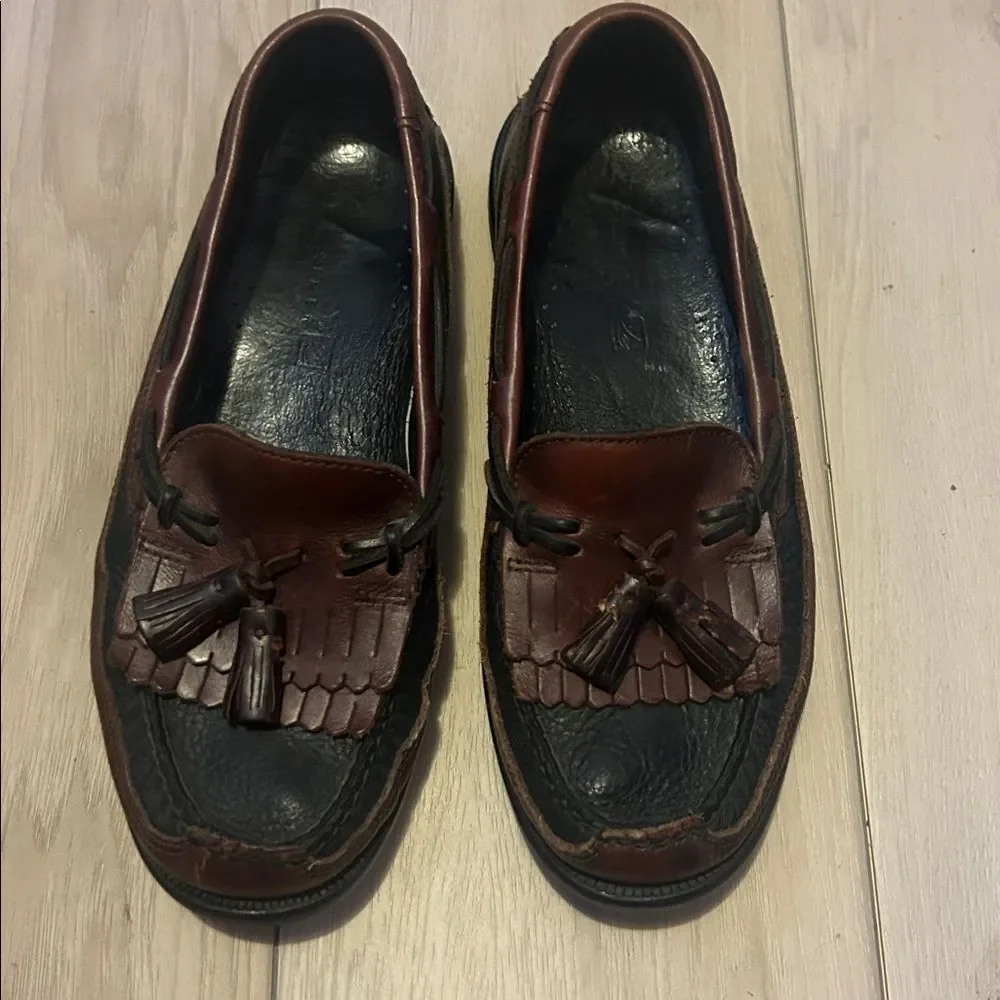 Sperry Men’s Top-Sider Leather Tremont Kiltie Tassel Loafers Shoes Size  8.5